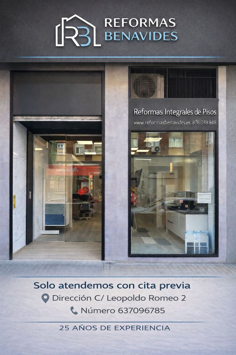 Local de Reformas Benavides en la calle Leopoldo Romeo, 2, Zaragoza